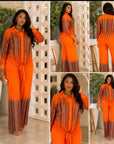 Sunset Luxe Top and Trouser.