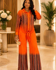 Sunset Luxe Top and Trouser.