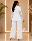 Elegance Lace Blazer .