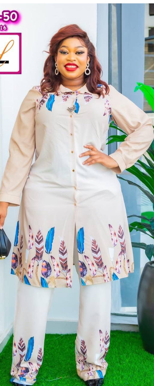 Vibe Luxury Long Top and Trouser Matlockempire