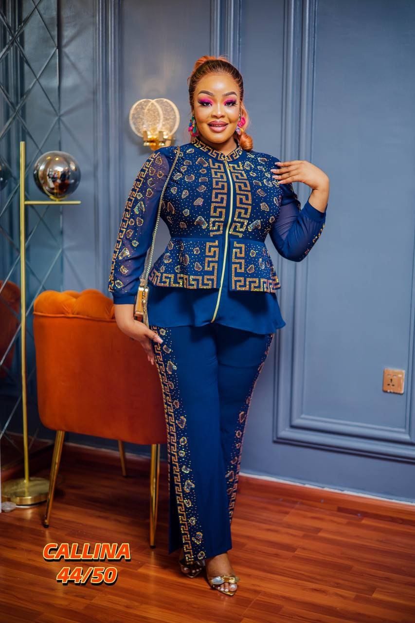 Rhinestones Top and Trouser Matlockempire