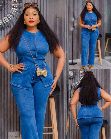 Denim on Denim.
