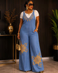 Denim Jumpsuit and Inner.