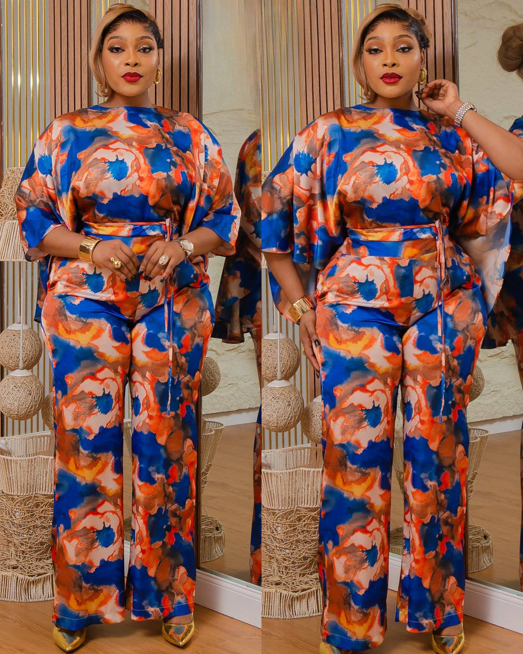 Naomi Luxury Top and Trouser.