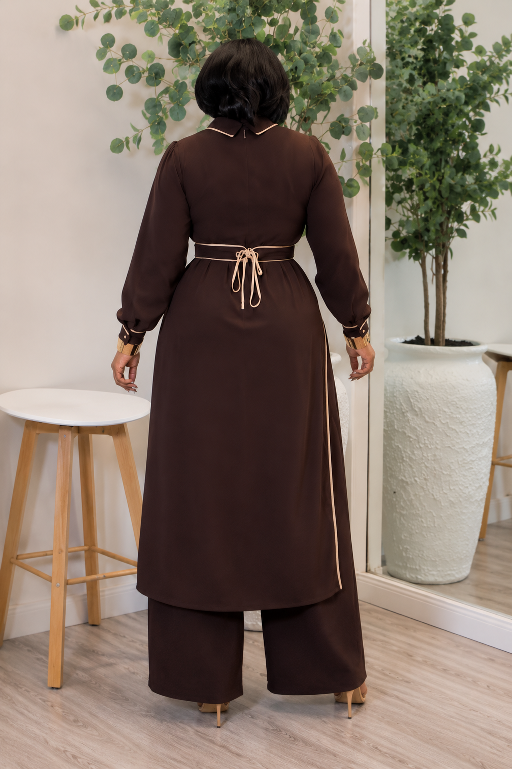 Elegance Luxury Long Top and Trouser.
