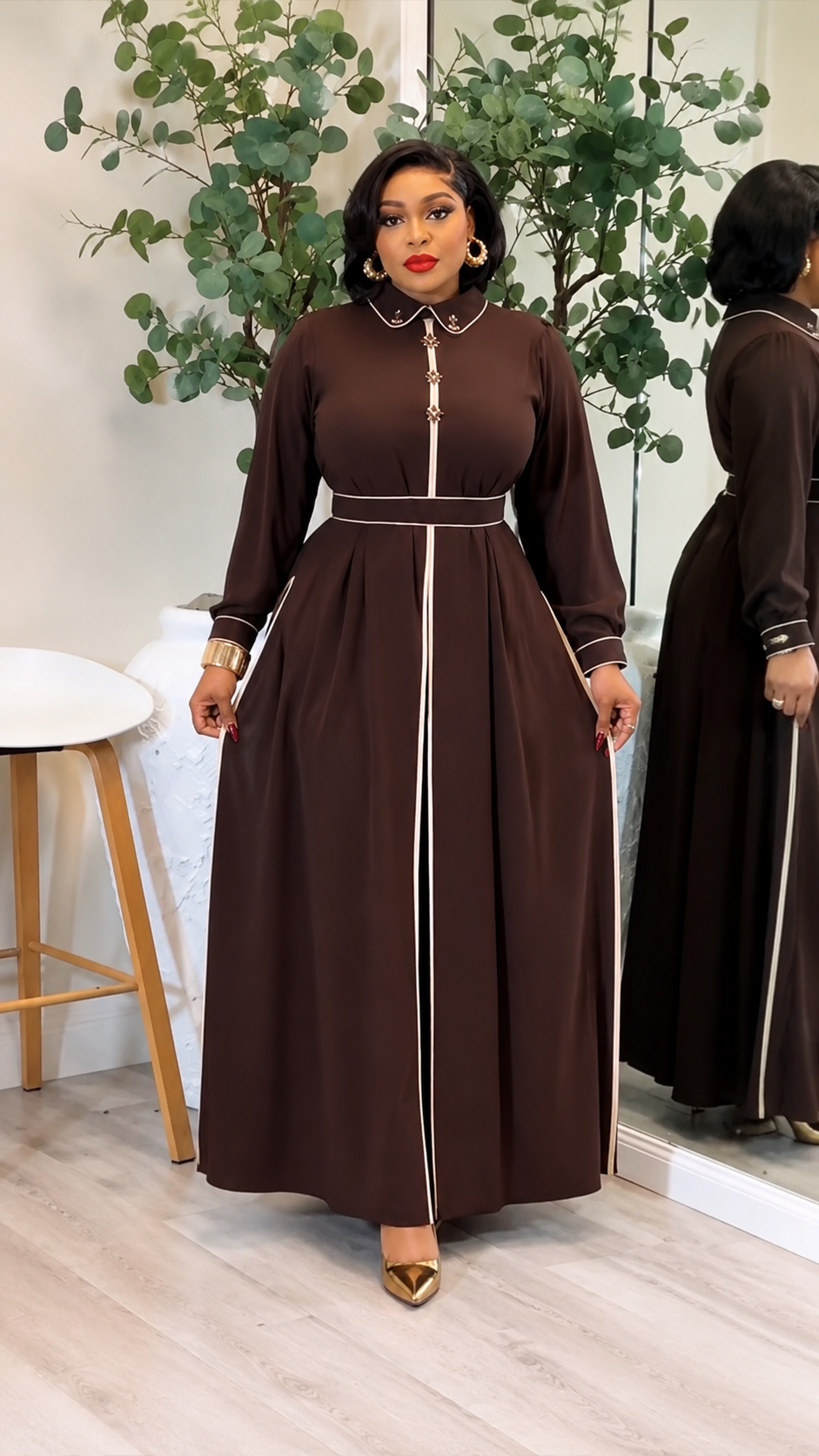 Elegance Luxury Long Top and Trouser.