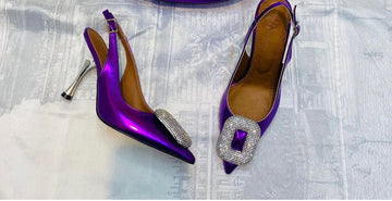 Luxury purple shoe