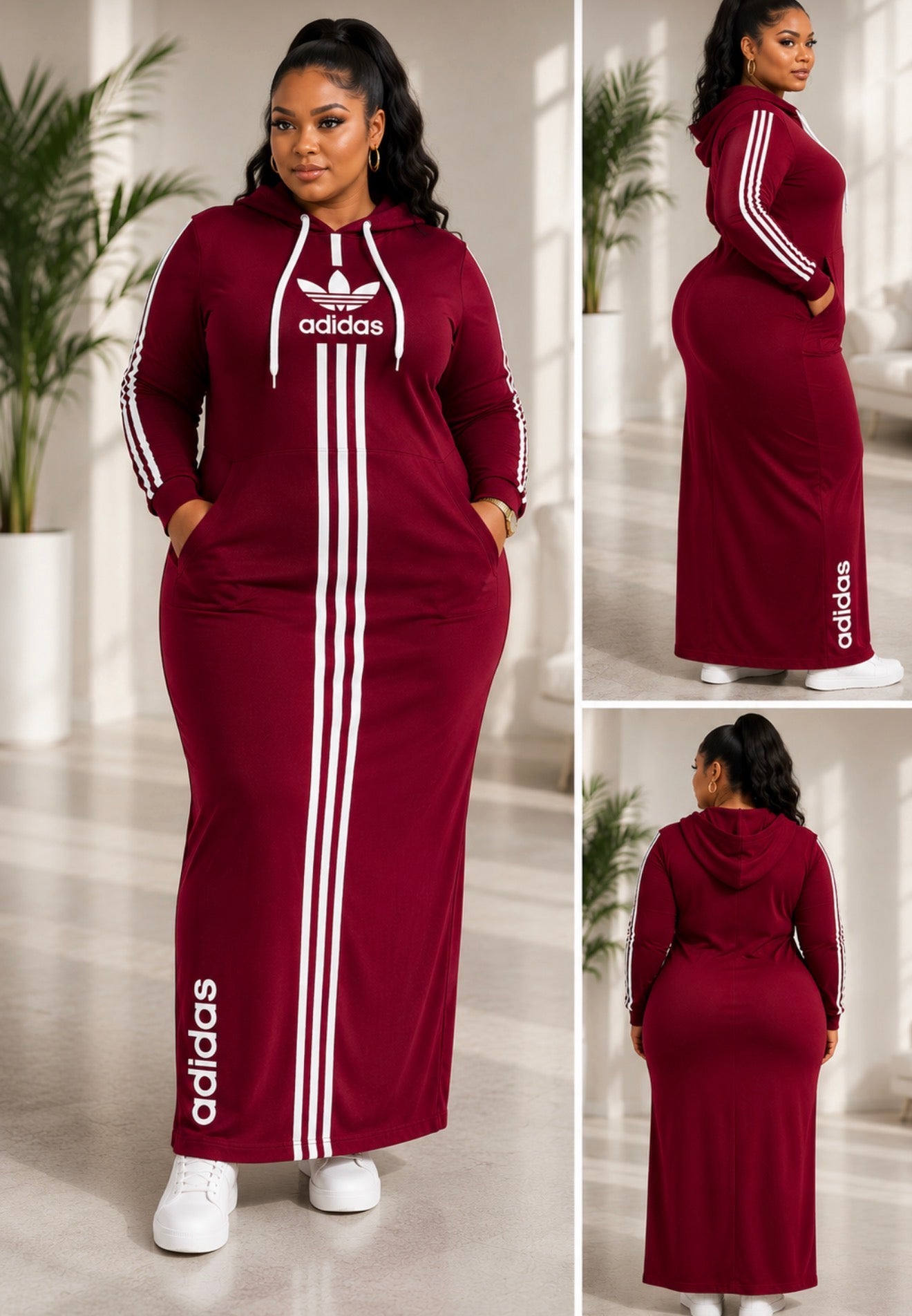 Urban Luxe Stripe Maxi Dress.