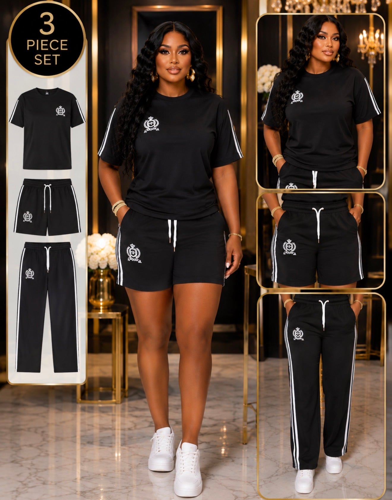 Urban Flex 3-Piece Set – Black.