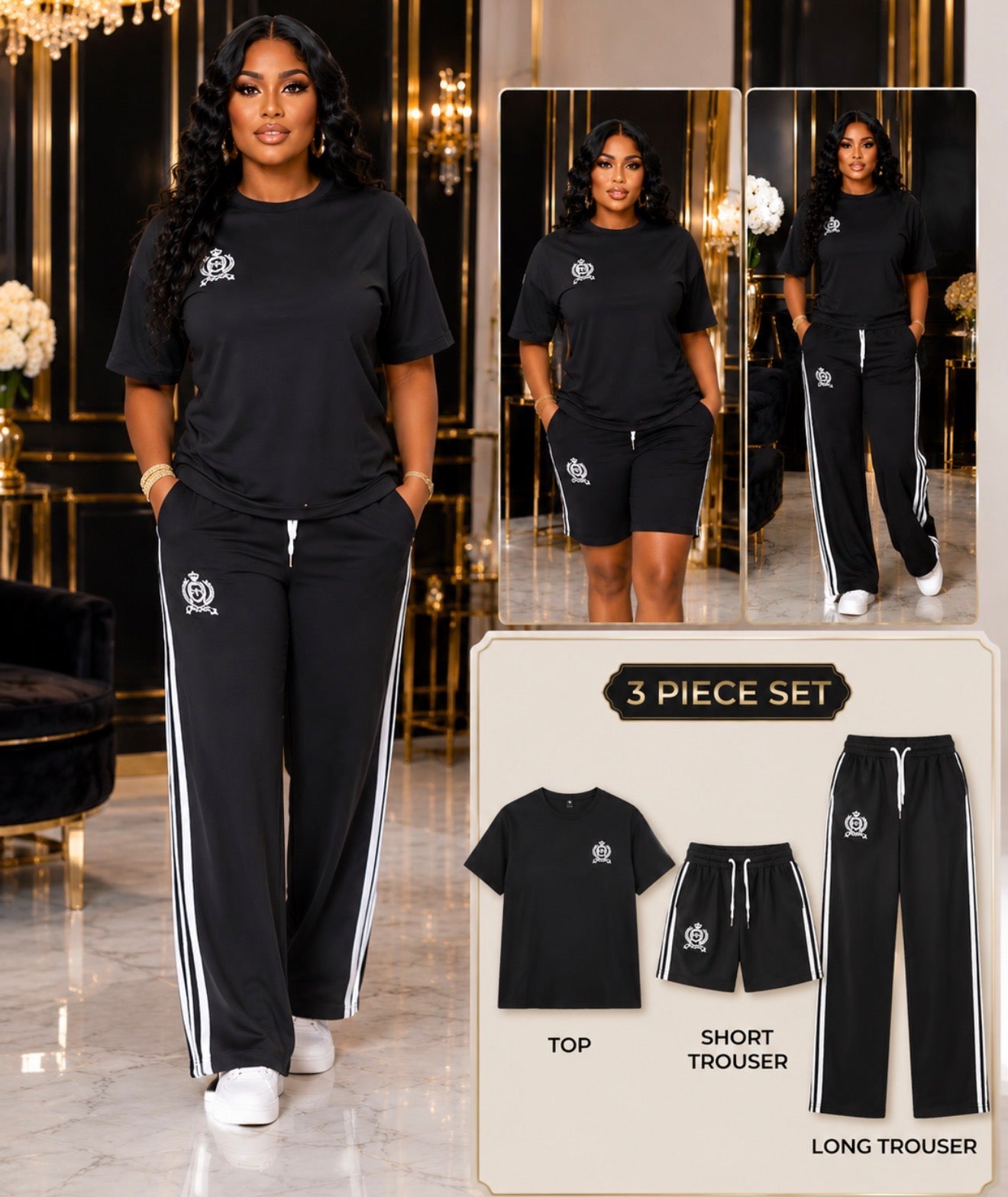 Urban Flex 3-Piece Set – Black.