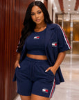 Navy Luxe 3 piece Set.