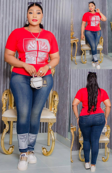 Pepperoni Luxury Top and Trouser.