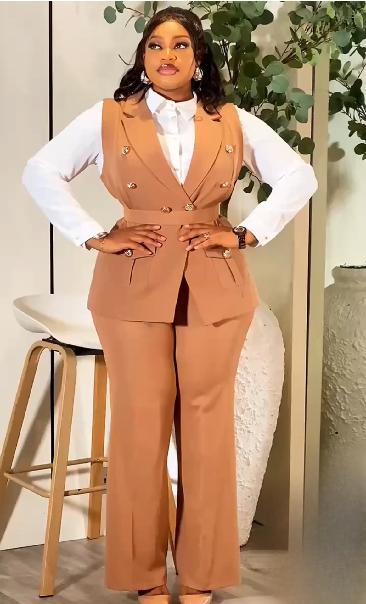 Rihanna Luxury Jacket,Top and Trouser.