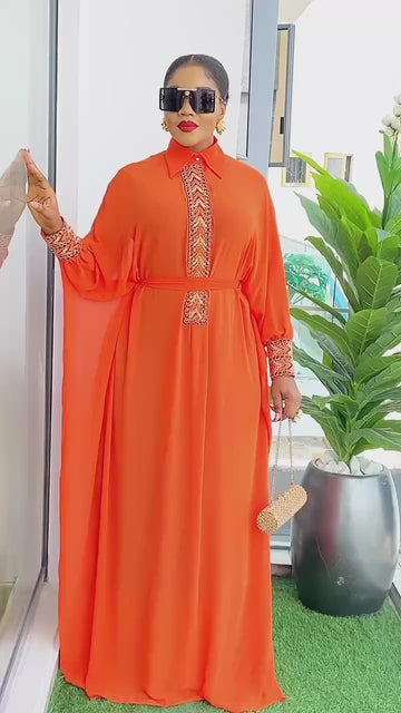 Rich Aunty Luxury Dress.