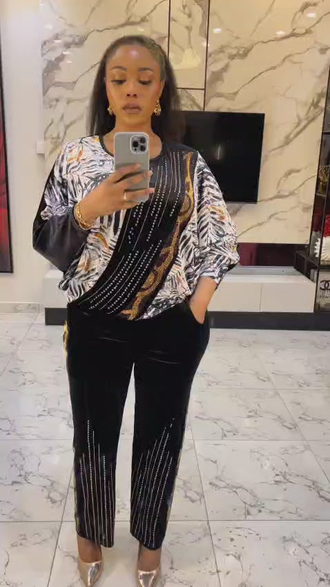 Bim Luxury Top and Trouser.