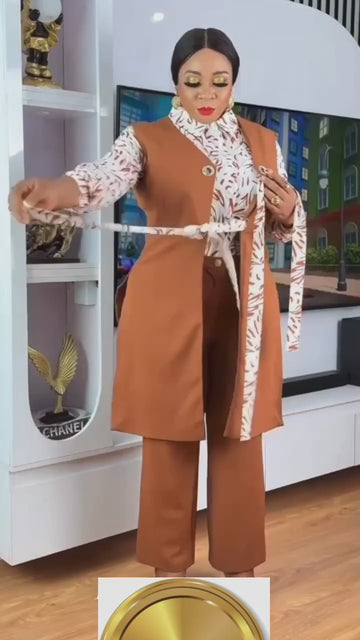 Cally Luxury Jacket, Shirt Top and Trouser.