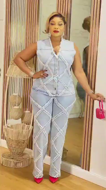 Denim Top and Trouser