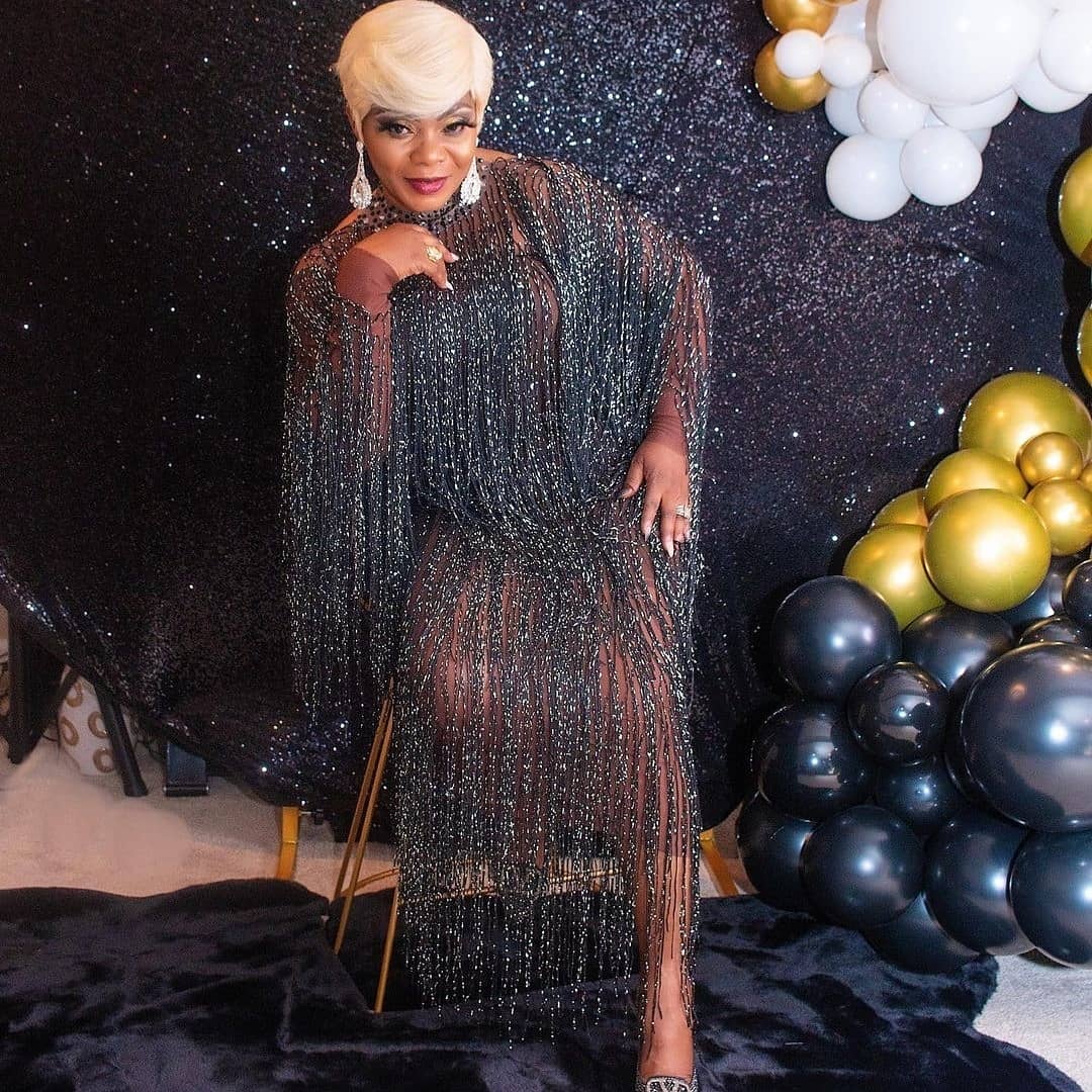 Black dress with fringe style